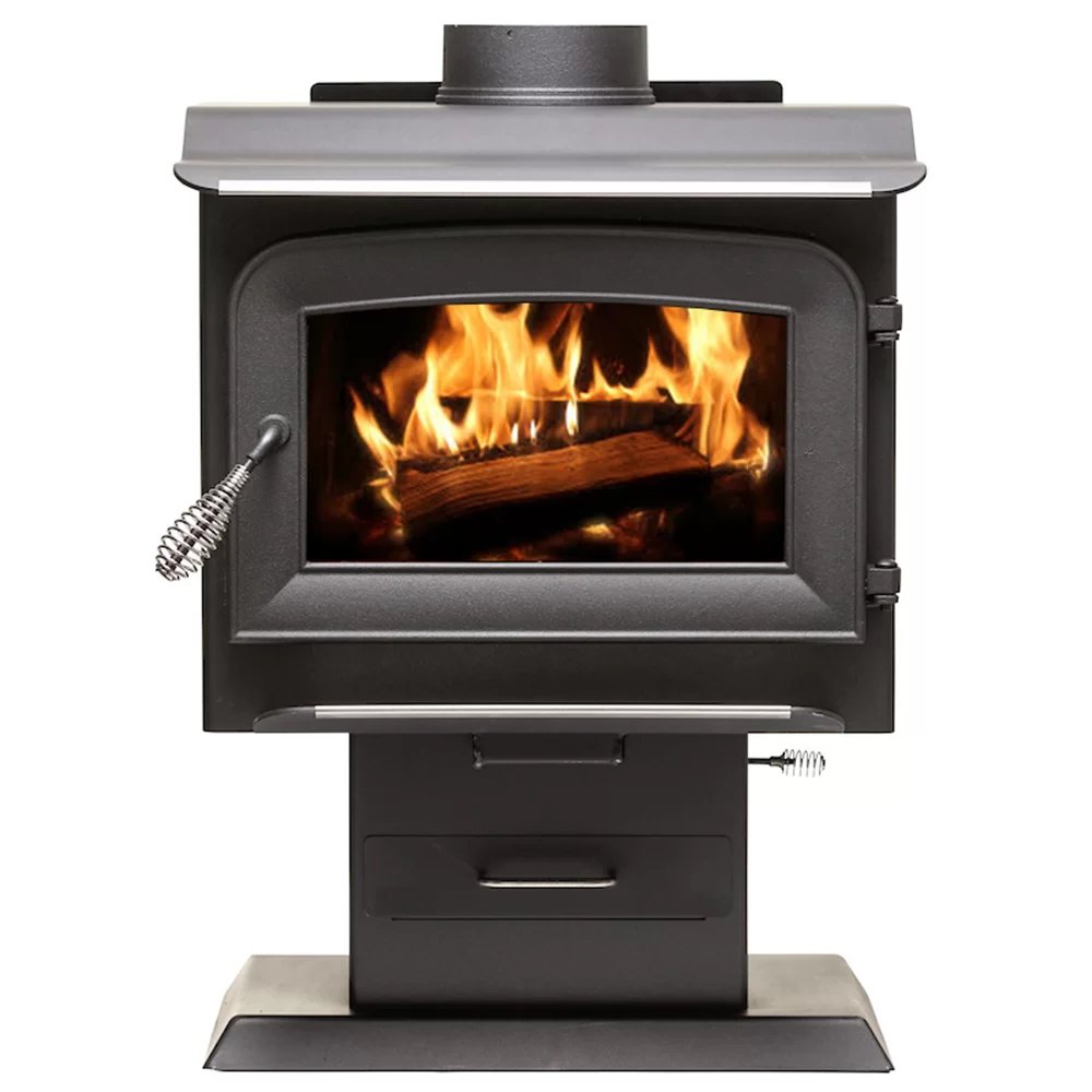 Ashley 1,200 Sq. Ft. Pedestal Wood Stove AW1120E-P