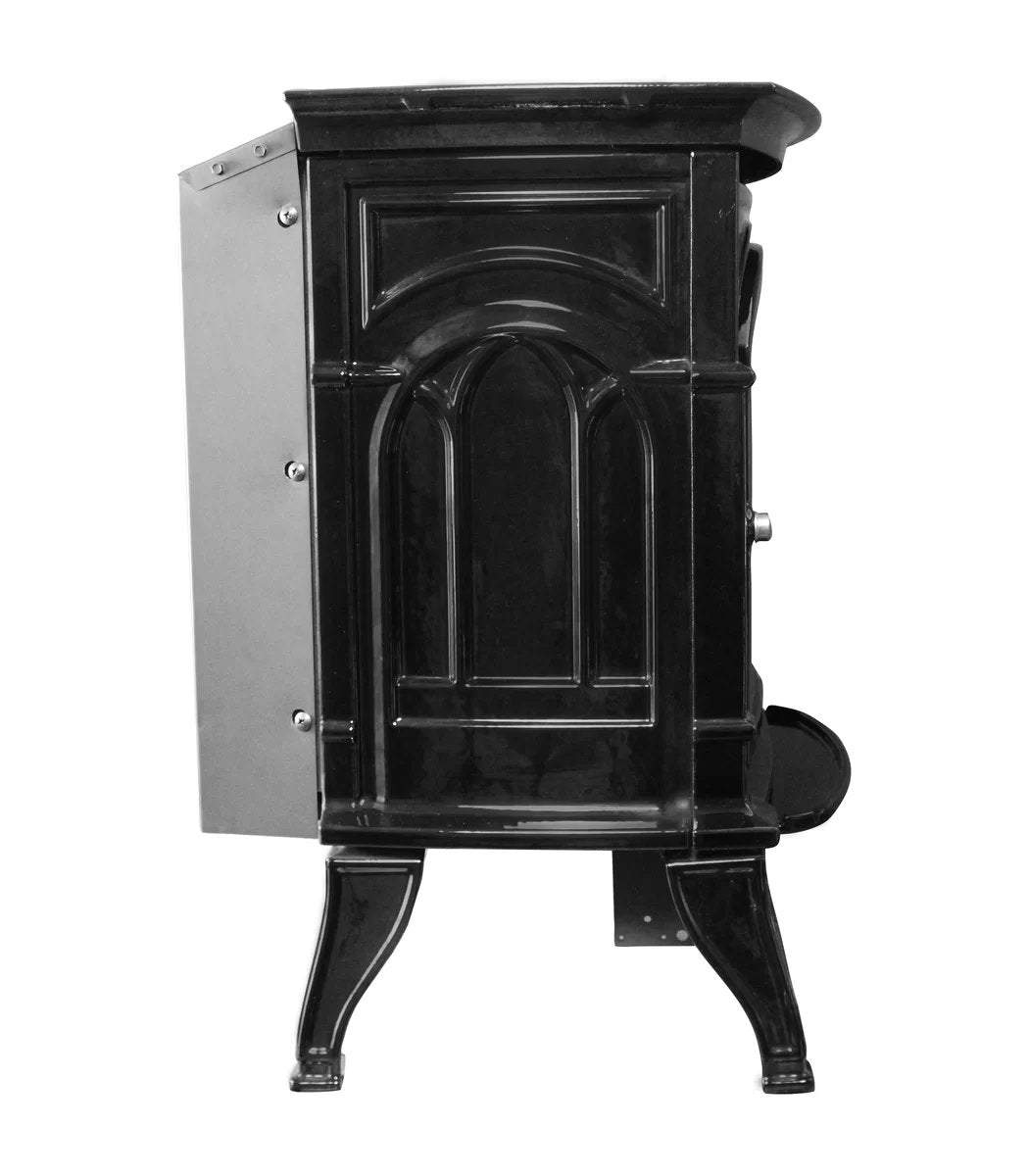 Ashley 1,500 Sq Ft Vent Free Cast Iron Liquid Propane Gas Stove – Black AGC500VFLP