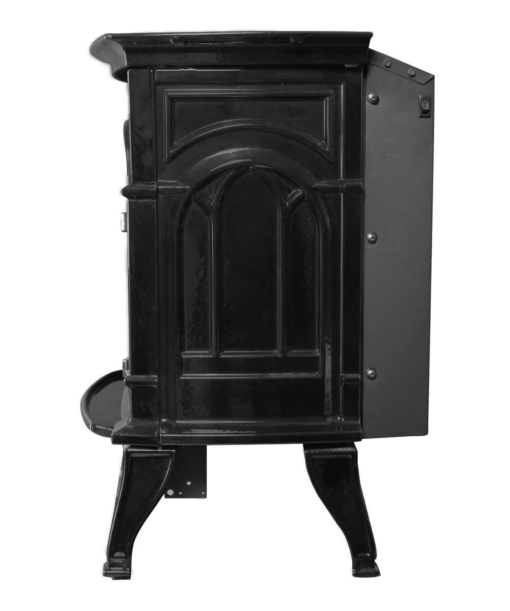 Ashley 1,500 Sq Ft Vent Free Cast Iron Natural Gas Stove – Black AGC500VFN