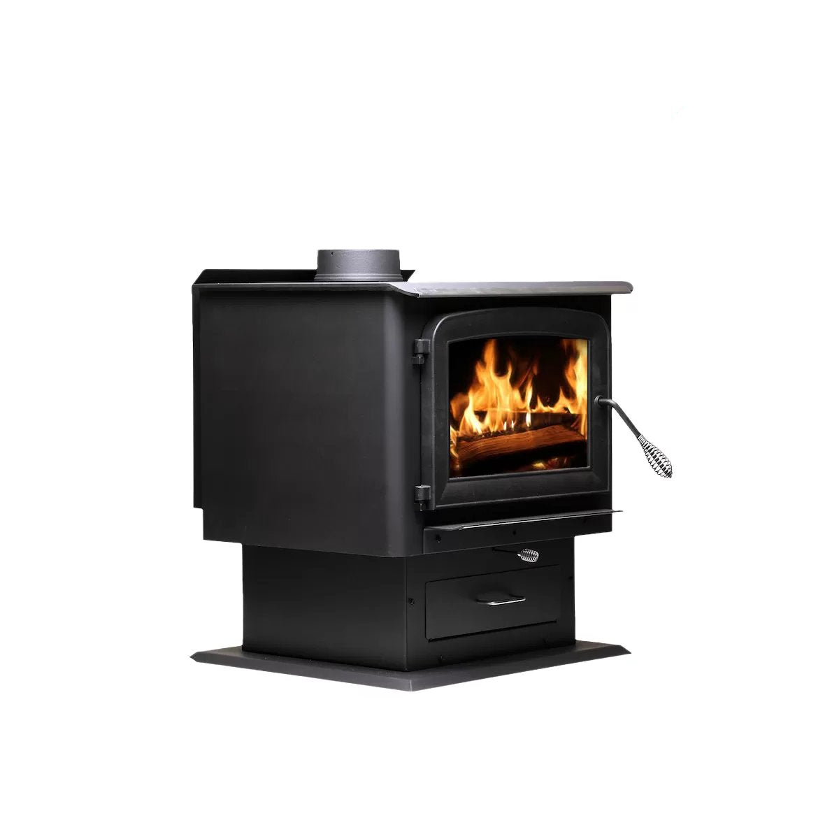 Ashley 2,500 Sq. Ft. Pedestal Wood Stove AW2520E-P