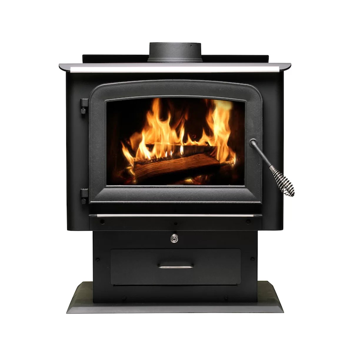 Ashley 2,500 Sq. Ft. Pedestal Wood Stove AW2520E-P