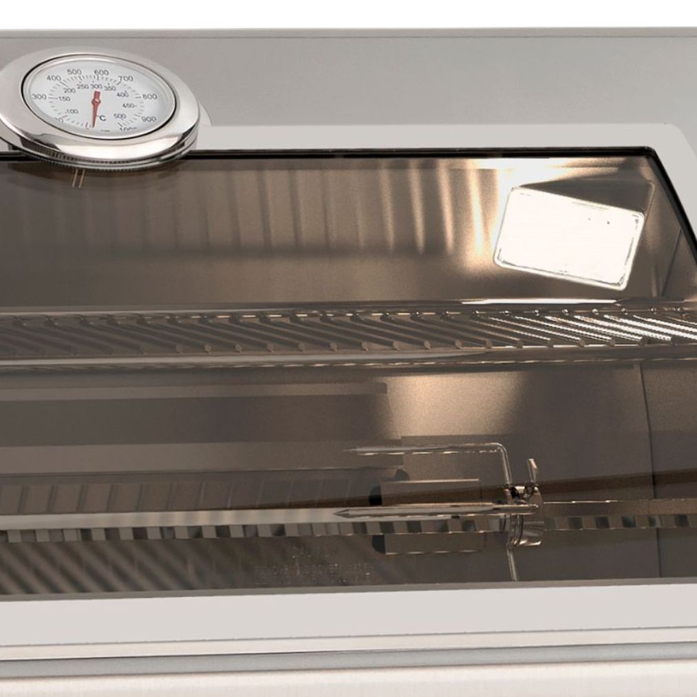 Fire Magic Echelon Diamond E660i 30-Inch Built-In Natural Gas Grill With Rotisserie, Magic Window And Digital Thermometer - E660I-9E1N-W