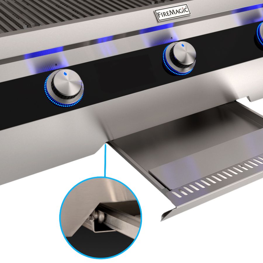 Fire Magic Echelon Diamond E790i 36-Inch Built-In Natural Gas Grill With Rotisserie, Magic Window & Analog Thermometer - E790I-9EAN-W