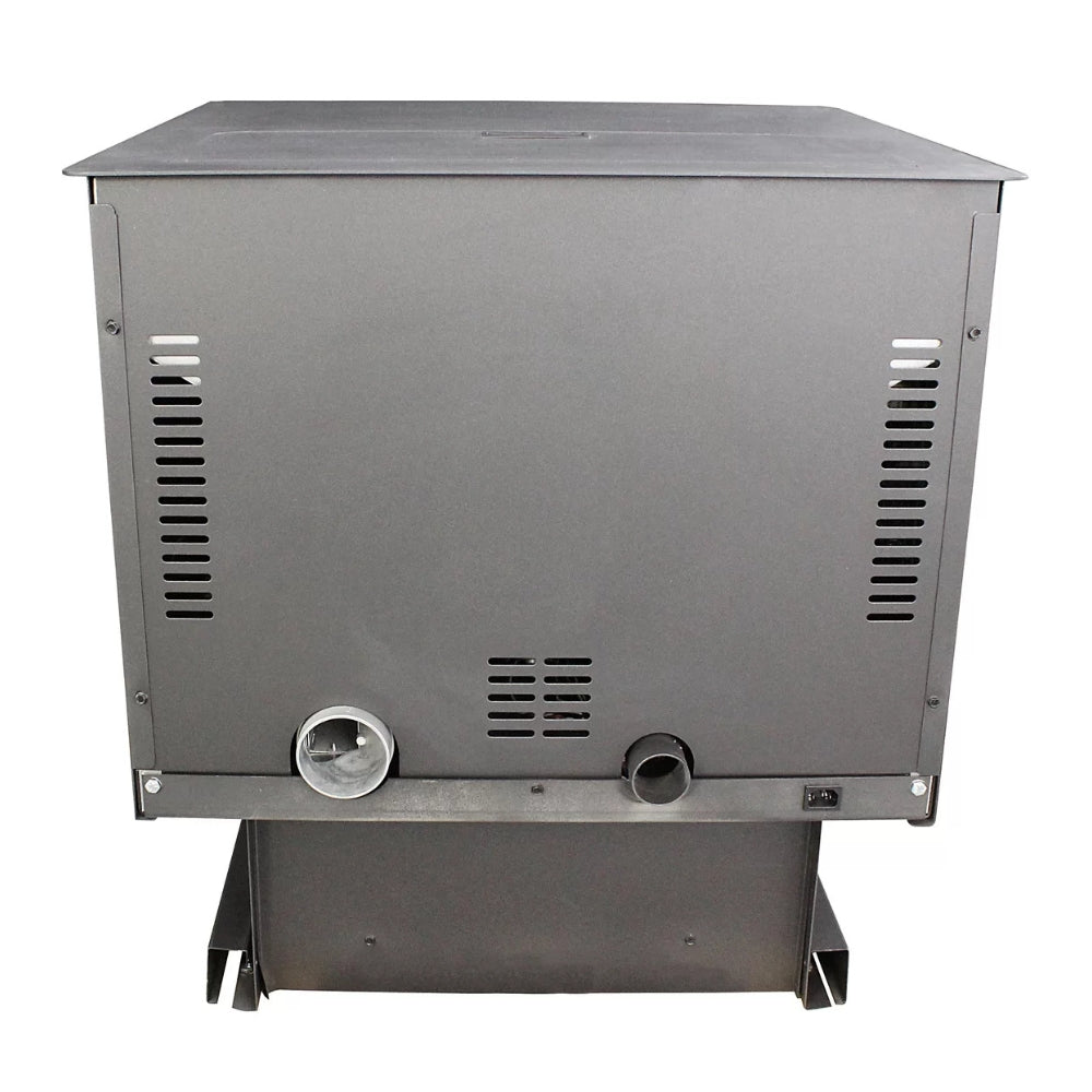 US Stove 6041 Multi-Fuel Stove – Heats up to 2,000 Sq. Ft. with 60 lb Hopper