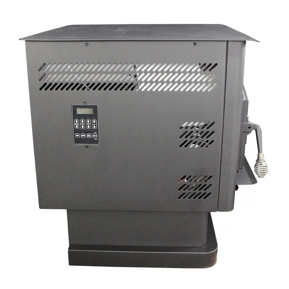 US Stove 6041 Multi-Fuel Stove – Heats up to 2,000 Sq. Ft. with 60 lb Hopper