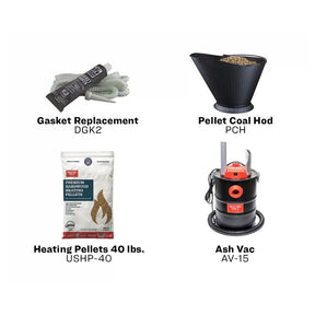 Ashley AP5617-W Pellet Stove 90 lb. Hopper (2,200 Sq. Ft.)