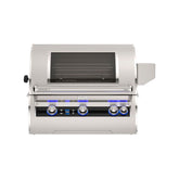 Fire Magic Echelon Diamond E660i 30-Inch Built-In Natural Gas Grill With Rotisserie, Magic Window And Digital Thermometer - E660I-9E1N-W