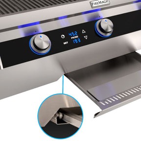 Fire Magic Echelon Diamond E790i 36-Inch Built-In Natural Gas Grill With Rotisserie, Magic Window & Digital Thermometer - E790I-9E1N-W