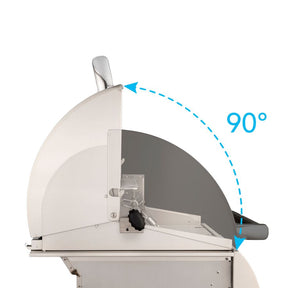 Fire Magic Echelon Diamond E790i 36-Inch Built-In Natural Gas Grill With Rotisserie, Magic Window & Analog Thermometer - E790I-9EAN-W