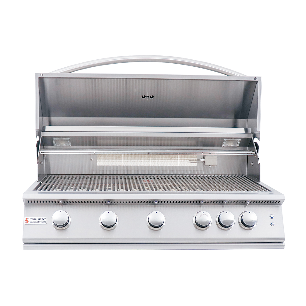 RCS 40" Premier Built-In Grill w/ LED Lights - RJC40AL