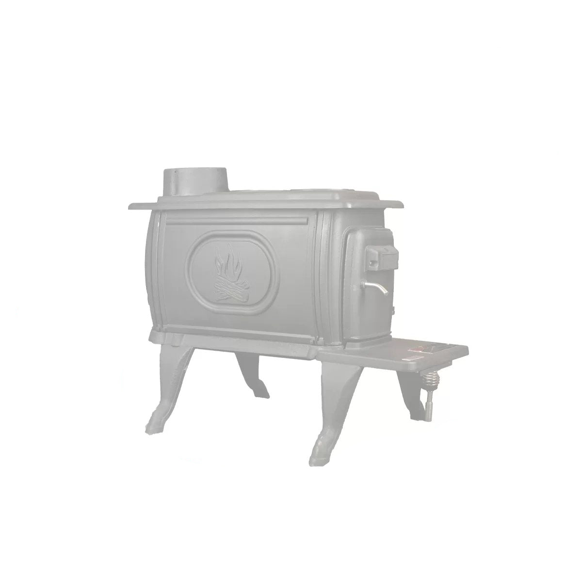 US Stove 900 Sq. Ft. Cast Iron Log Wood Stove US1269E