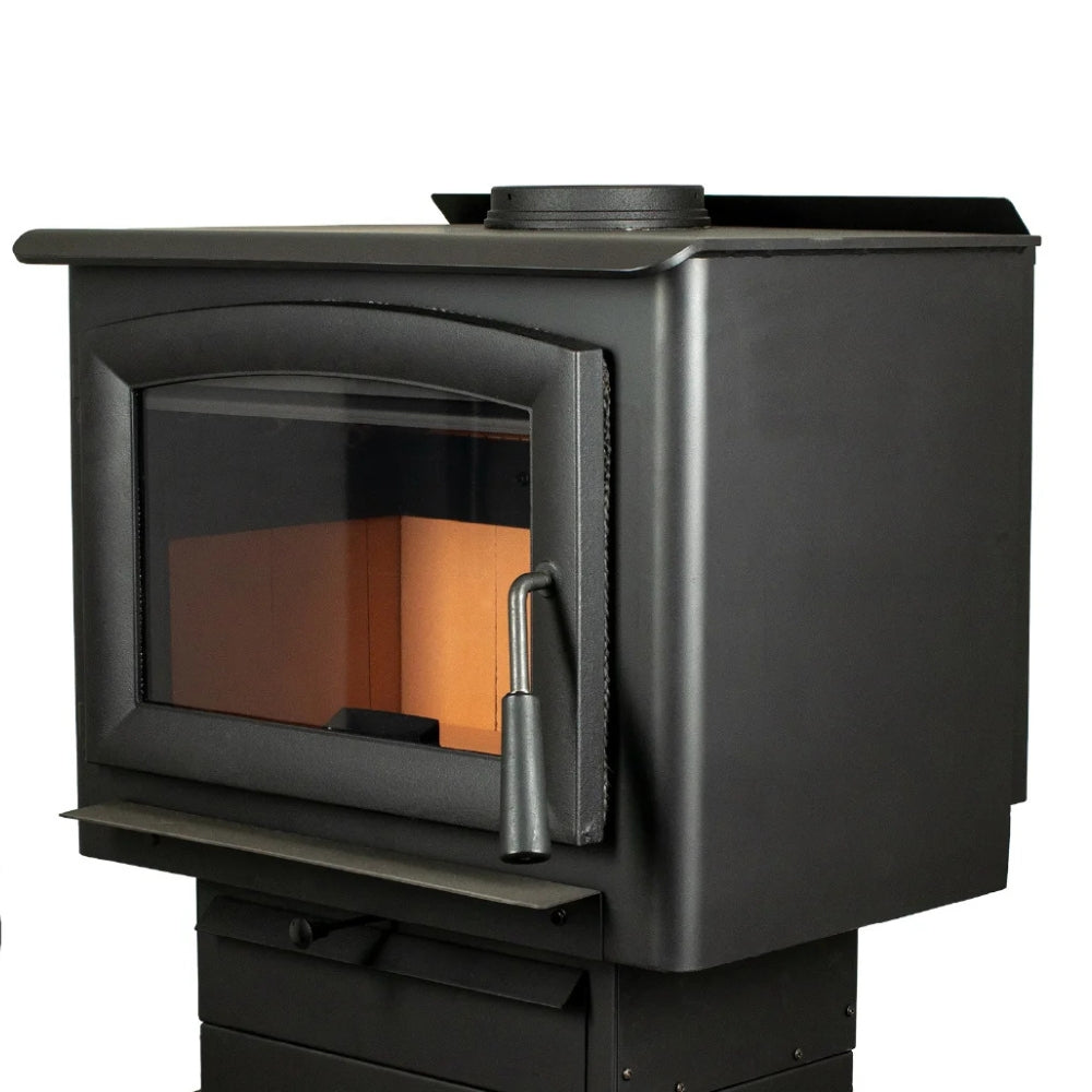 US Stove US2000-P 2,000 Sq. Ft. Pedestal Wood Stove