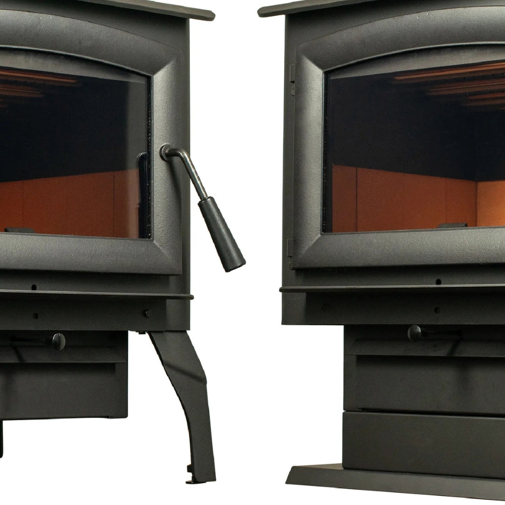 US Stove US2000-P 2,000 Sq. Ft. Pedestal Wood Stove