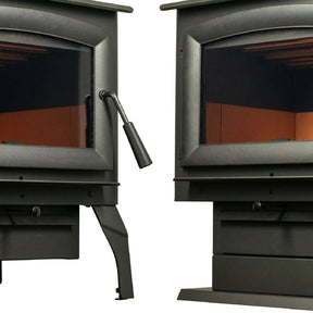 US Stove US2000-P 2,000 Sq. Ft. Pedestal Wood Stove