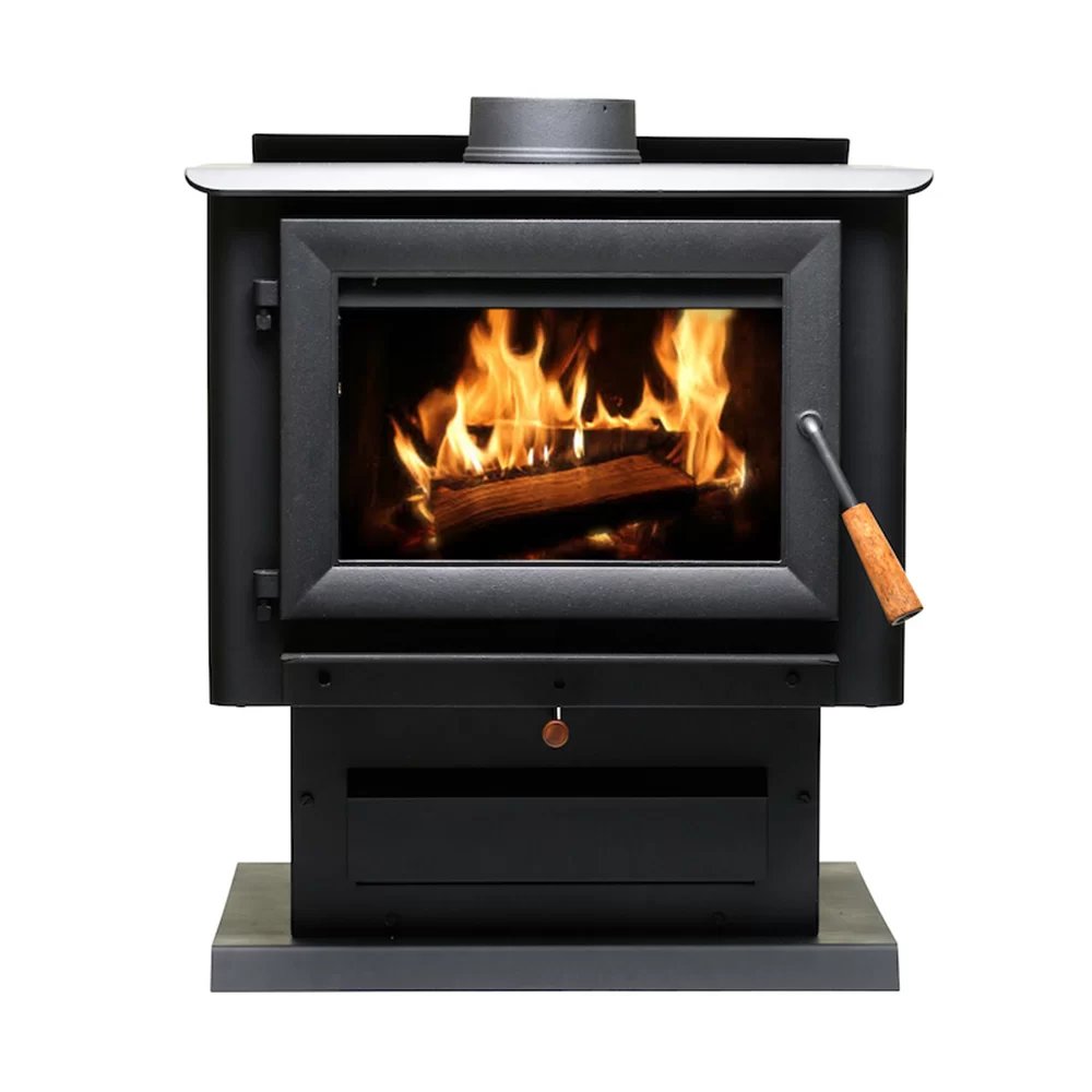 Vogelzang 2,500 Sq. Ft. Pedestal Wood Stove VG2520-P