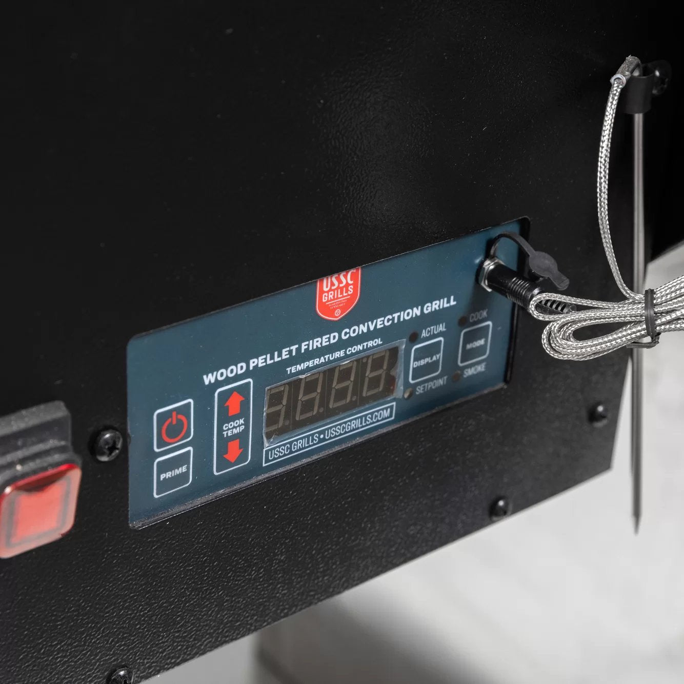 USSC Stainless Steel Wood Pellet Grill with Searing Station - USG730SS